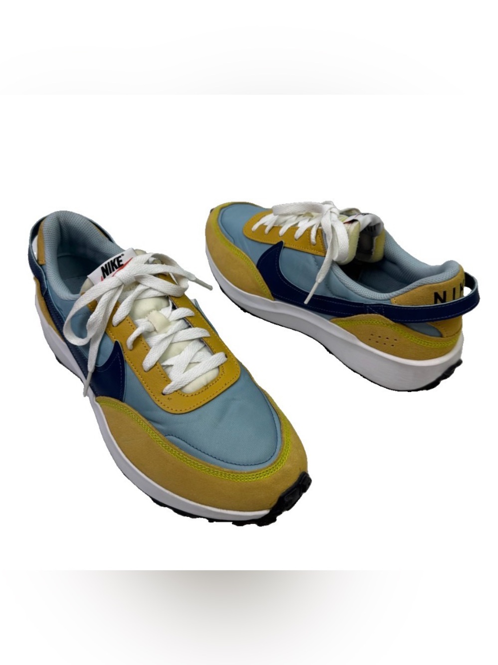 Nike Waffle One Debut Blue Sanded Gold Mens DH9522-400 Sneakers Shoes Men’s 10